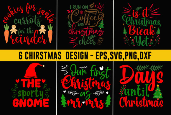 Christmas T-shirt Design Bundle 4 Graphics Review
