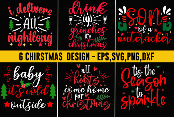 Christmas T-shirt Design Bundle 5: Graphics Review
