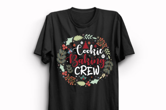 Cookie Baking Crew: New Christmas T-Shirt Design 131