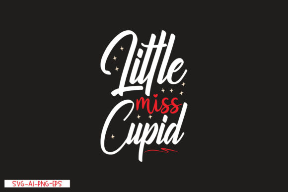 Little Miss Cupid: A Charming Addition for T-Shirt Designs