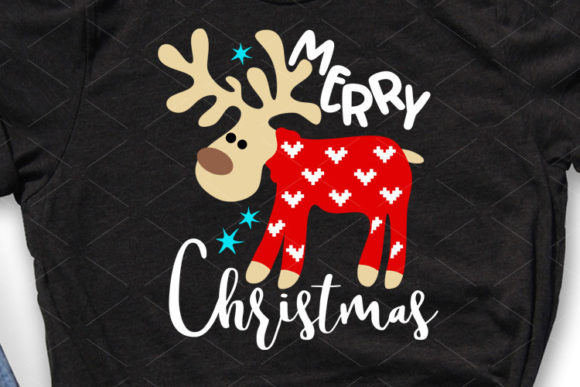 Merry Christmas Deer Graphics & Illustrations Review