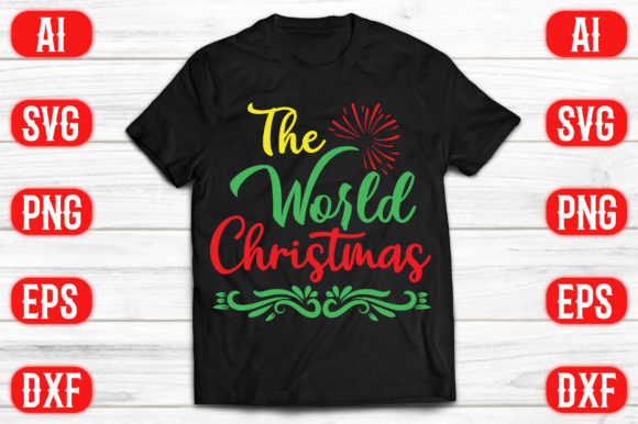 Reviewing The World Christmas Graphics for T-Shirt Designs