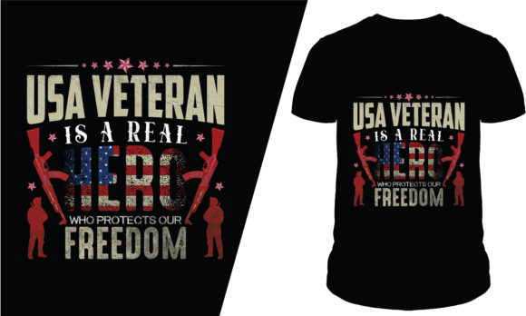 USA Veteran T-Shirt Design: A Versatile Graphics Asset