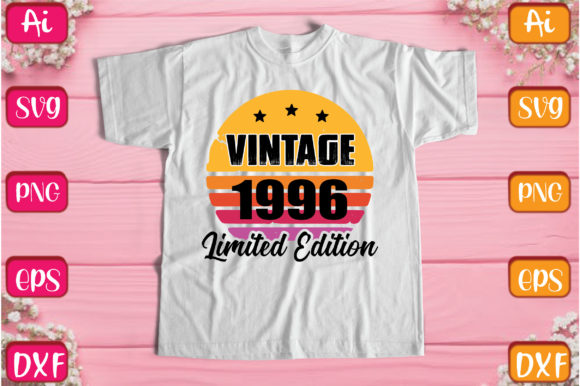 Vintage 1996 Limited Edition: A Graphic Gem for T-Shirt Designs