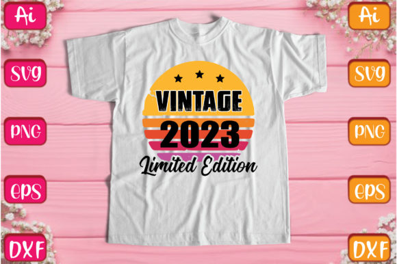 Vintage 2023 Limited Edition Embroidery Design